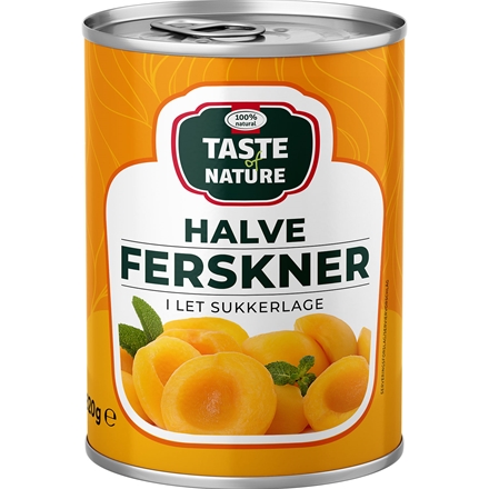 Taste of Nature Halve Ferskner 820/480g