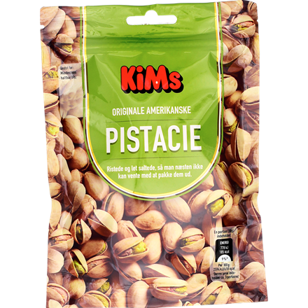 Kims Saltede Pistacienødder 90 g