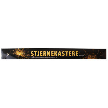 Stjernekastere 45 cm. 10 stk