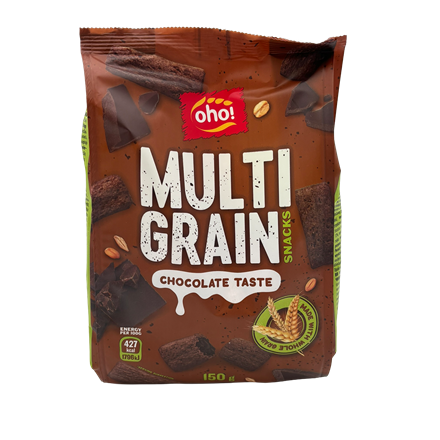 OHO Multi Grain Snacks Choc 150 g