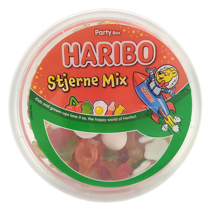 Haribo Stjerne Mix Sour 2000 g