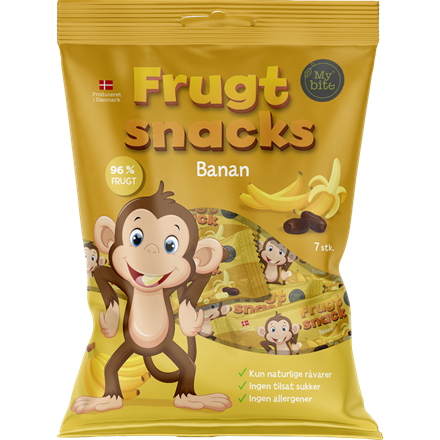 Nordthy MyBite Frugtsnacks Banan 100g