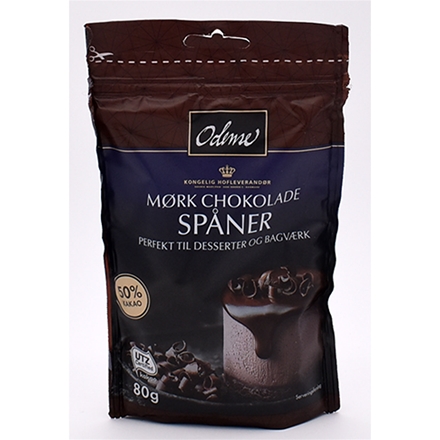 Odense Chokoladespåner mørk 80 g