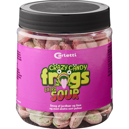 Carletti Crazy Candy Frogs Extra Sour 800 g