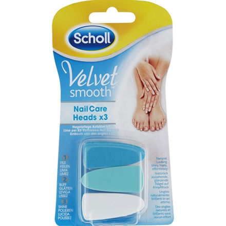 Scholl Velvet Smooth Elektronisk Nail Care  Refills Head 