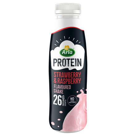 Arla Protein Drik Jordbær/hindbær 8 x 500 g