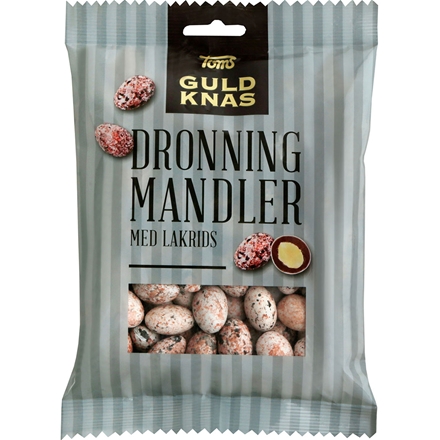 Toms Dronning Mandler Lakrids 220g