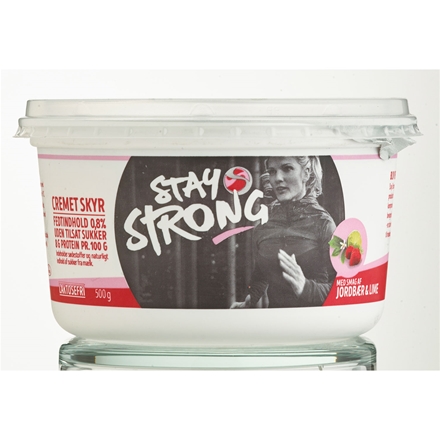 STAY Skyr Jordbær / Lime 500 g