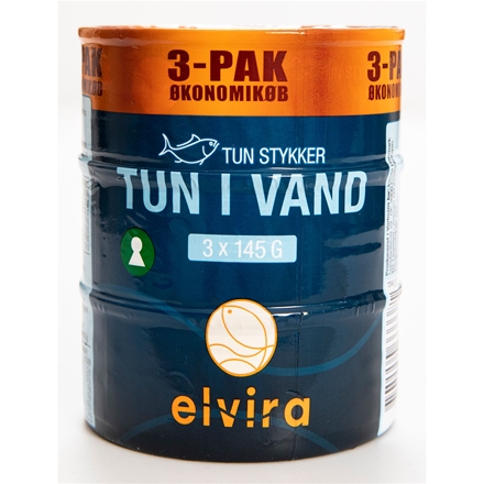 Elvira Tun I Vand 3 x 145 g