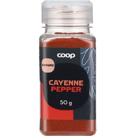 Coop Cayenne Peber 50 g