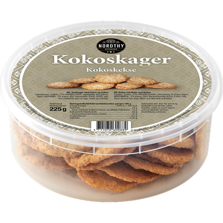 Nordthy Kokoskager 225 g