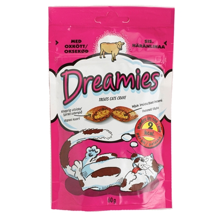 Dreamies med okskød 60 g