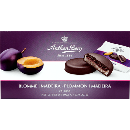 Anthon Berg Blomme i Madeira 192,5g