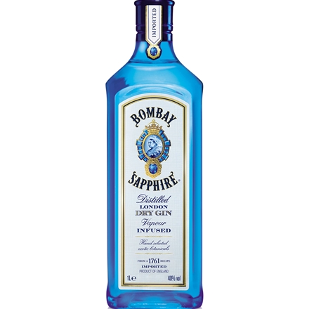 Bombay Sapphire London Dry Gin 40% 1 l