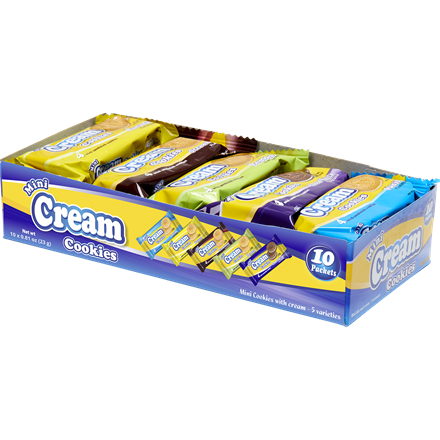 Mini Creme Cookies 10-pak 230gr