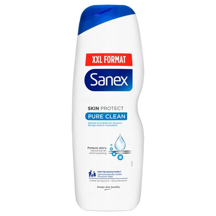 Sanex Shower Gel Skin Protect Pure Clean 1000ml