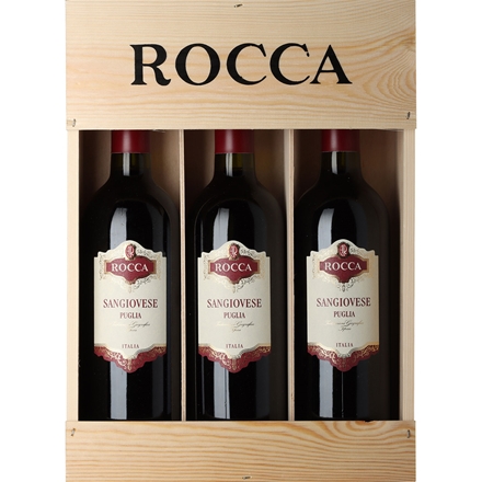 Rocca Sangiovese Gaveæske 3x0,75 l 