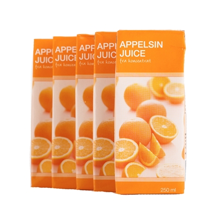 Appelsinjuice 5 x 25 cl