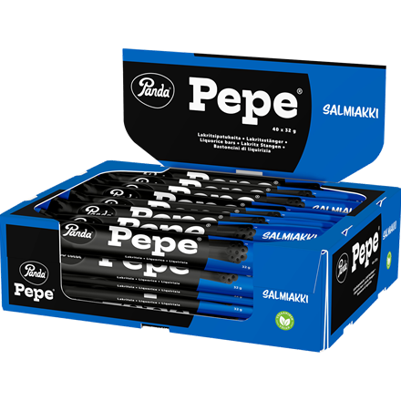 Panda Pepe Salmiak Lakridsstænger 1280 g