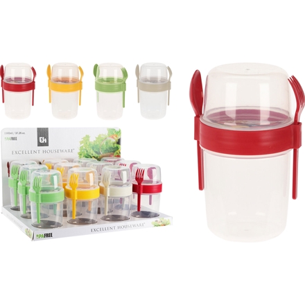 Salatskål 1100 ml Assorterede Farver
