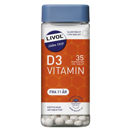 Livol D-Vitamin 35µg  350 stk