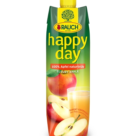 Rauch Happy Day Æble Natur 1 l