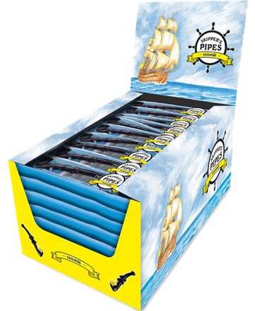 Skipper's Pipes Seasalt 60 stk 1020 g