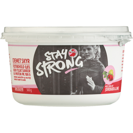 STAY Skyr Jordbær / Lime 500 g