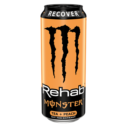 Monster Energy Rehab Peach Tea 12x0,5 l