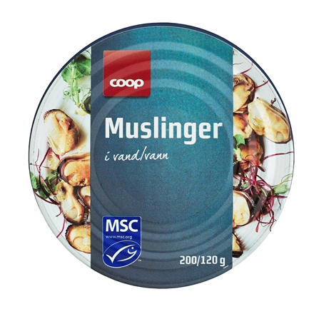 Coop Muslinger, Naturel 120g