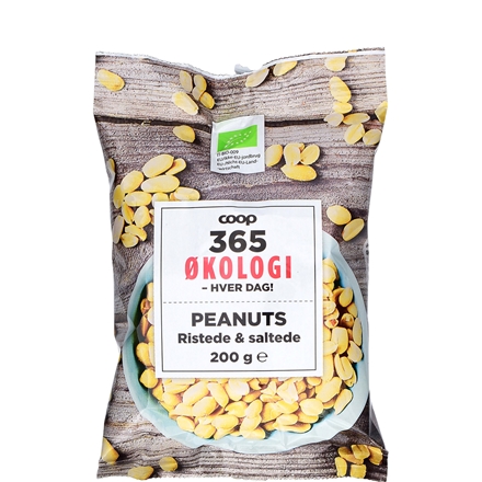 365 Økologi Peanuts 200 g