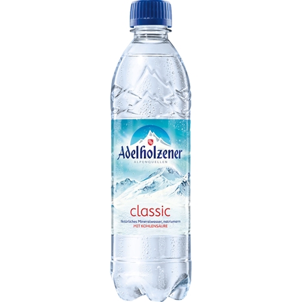 Adelholzener Mineralwasser Classic PET 0,50 l + pant