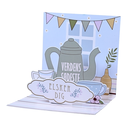Pop-up kort Kaffekande