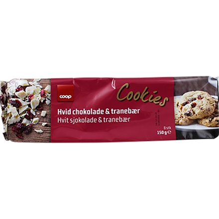 Coop Cookies med Tranebær 150 gr