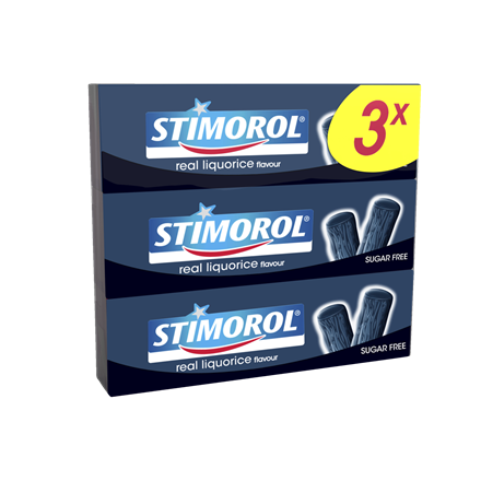 Stimorol Liquorice Sugarfree 3-pak 42 g