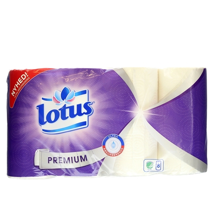 Lotus Premium Køkkenrulle 8-pak