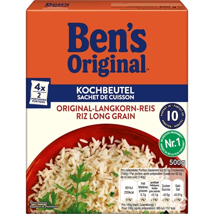Ben's Original Langkorn Ris i Kogepose 10 min 500 g