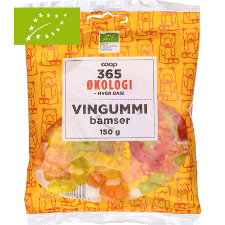 365 Økologi Vingummi Bamser 150 g