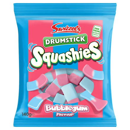 Swizzels Drumstick Squashies Bubblegum 140 g