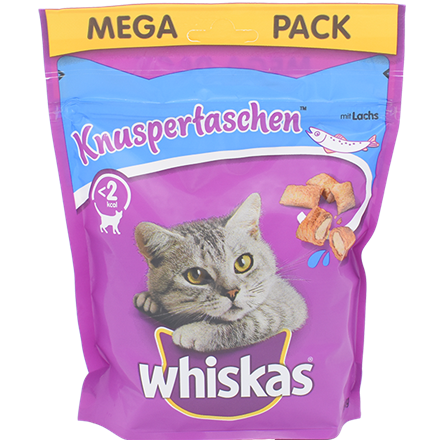 Whiskas Knuspertaschen Lachs 180 g 