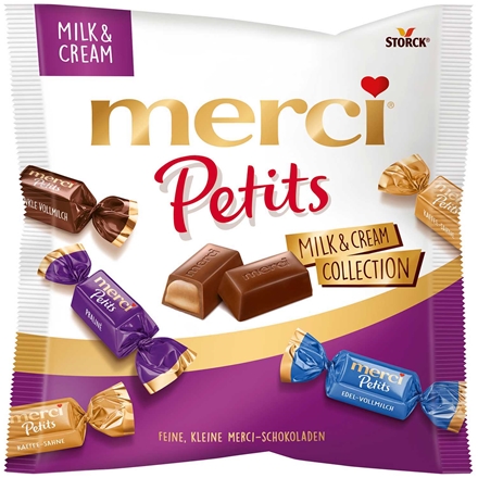 Merci Petits Milk & Cream Colledtion 125g