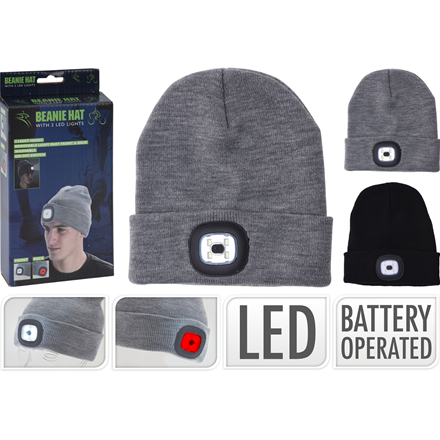 Hue med Led Lys