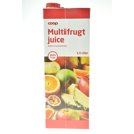 Coop Multifrugtjuice 1,5 l