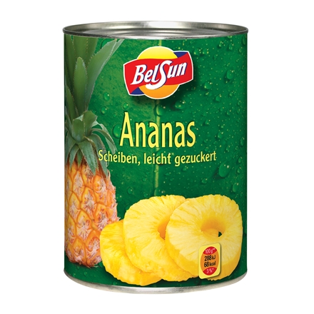 Belsun Ananasringe 560/340 g