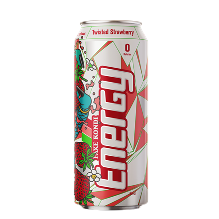 Faxe Kondi Energy Strawberry 0 kcal 12x0,5 l
