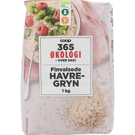 365 Økologi Havregryn, Fine 1 kg