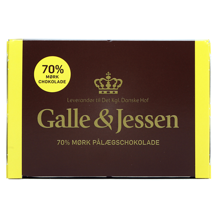 Galle & Jessen Pålægschokolade 70% 90 g