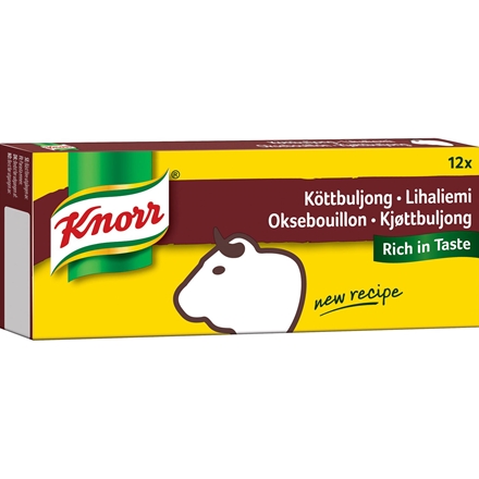 Knorr Oksebouillon, 10 tern, 100 g