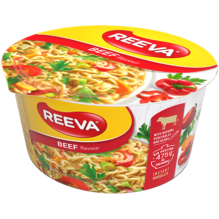 Reeva Big Bowl Instant Nudler Okse 75 g