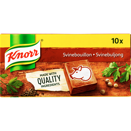 Knorr Svinekødkraft, 10 tern, 100 g
